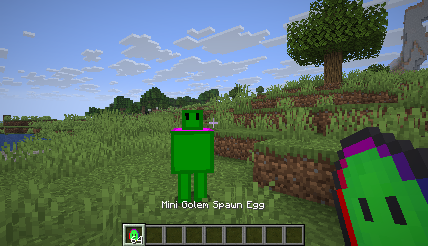 Spawn egg item with client item