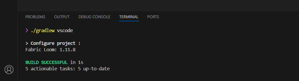 Task in Terminal